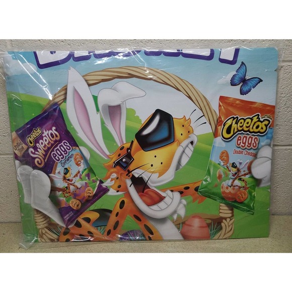 Chester Cheetah Cheetos Easter Store Display - Cheetos Eggs Sweetos - Picture 1 of 3